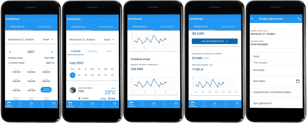 Aplikacja Mobilna Fg Energy